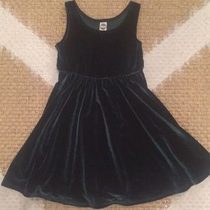 Urban Outfitters Green Velvet Dress